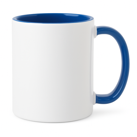 15 oz Blue ceramic mug blank wholesale