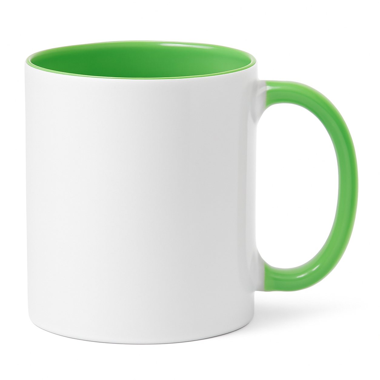 15 oz Green ceramic mug blank wholesale