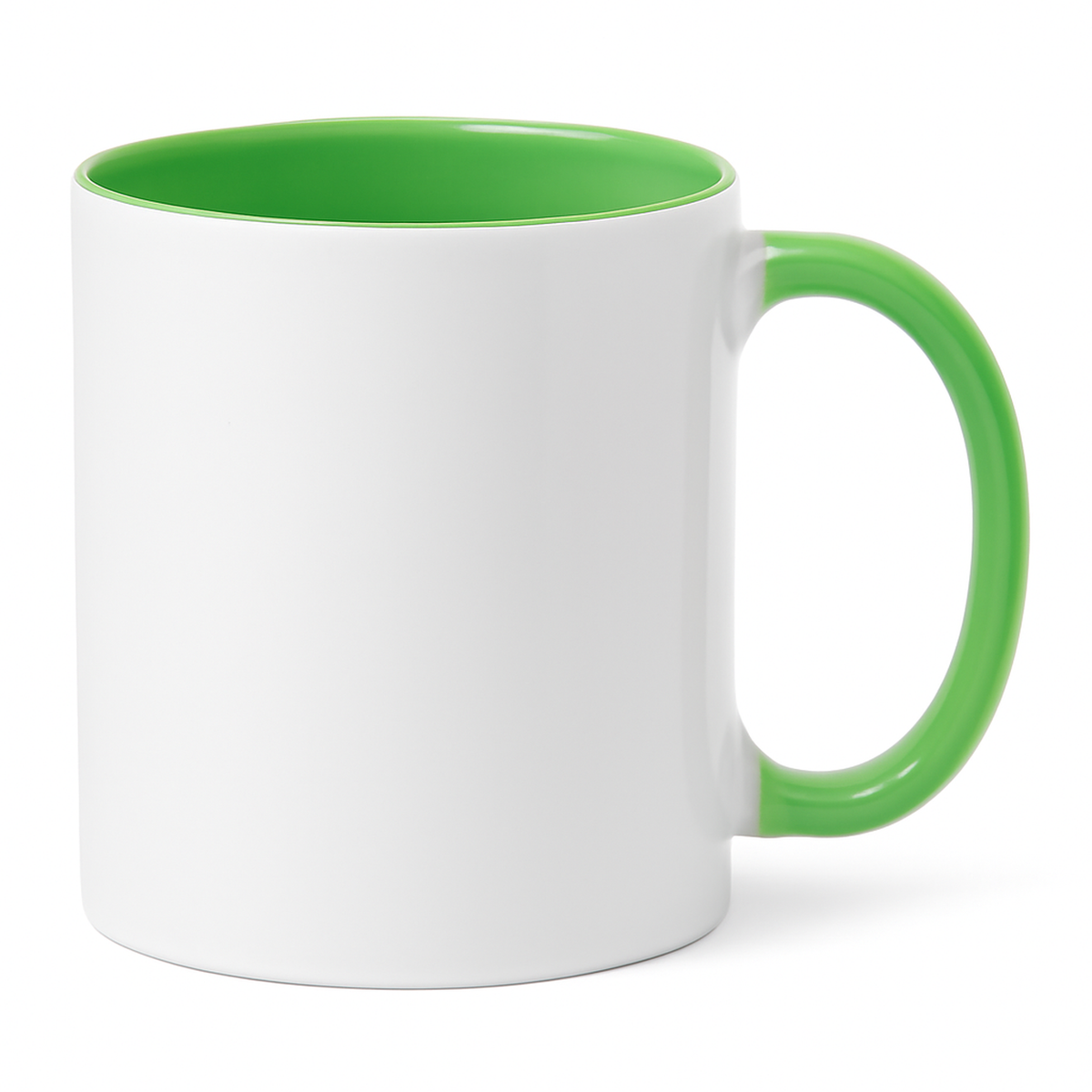 15 oz Green ceramic mug blank wholesale