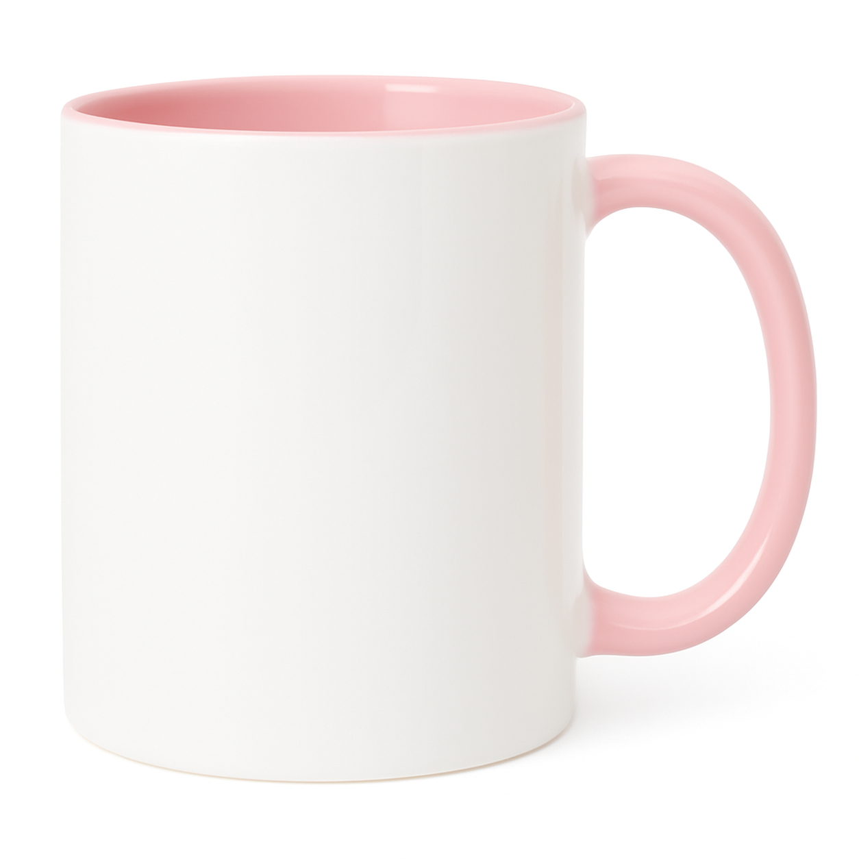 15 oz Pink ceramic mug blank wholesale