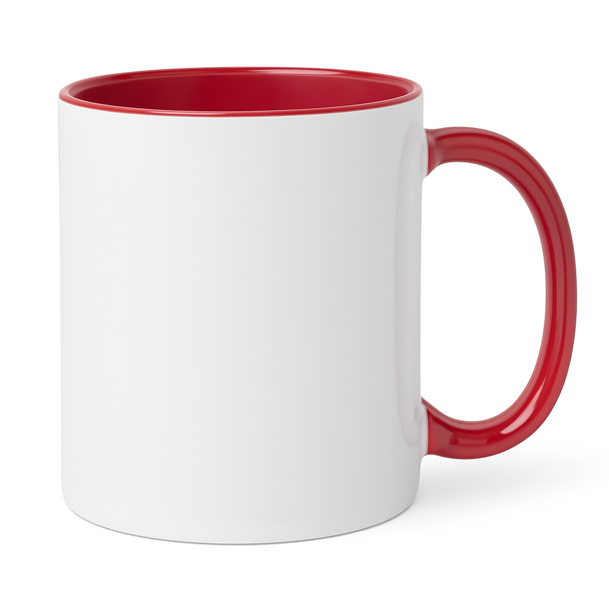15 oz Red ceramic mug blank wholesale