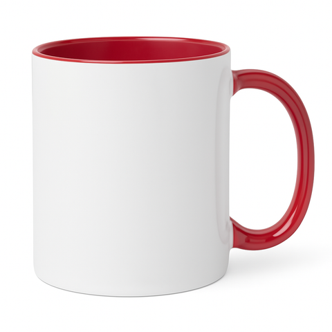 15 oz Red ceramic mug blank wholesale