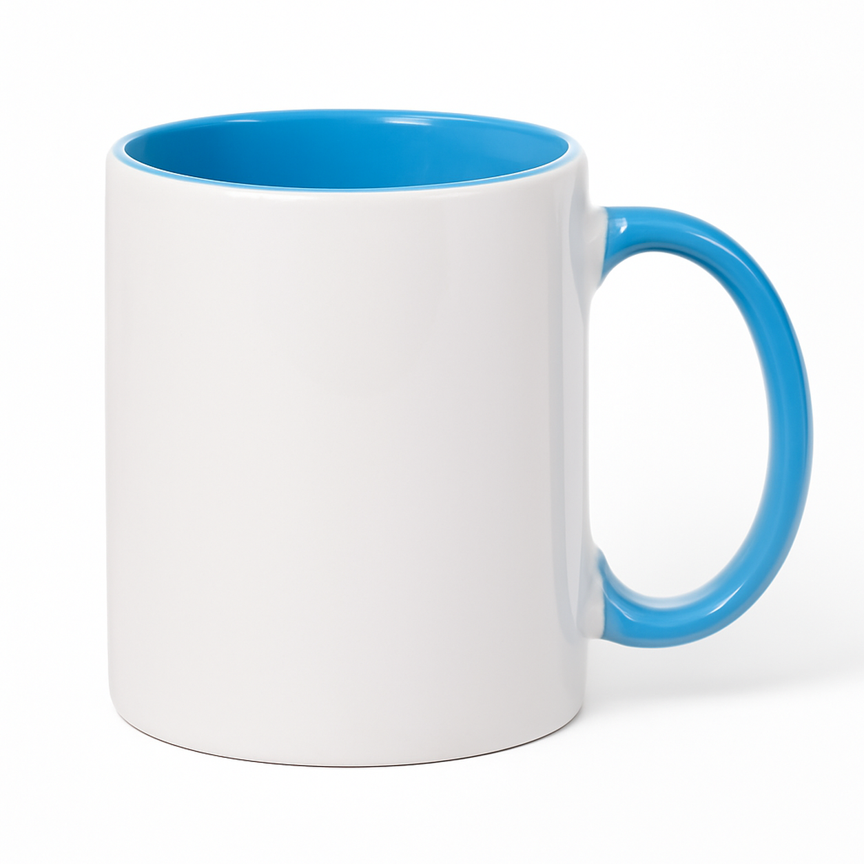 15 oz Blue ceramic mug blank wholesale