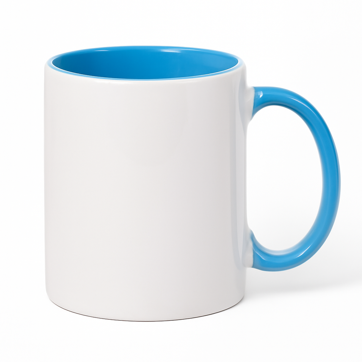 15 oz Blue ceramic mug blank wholesale