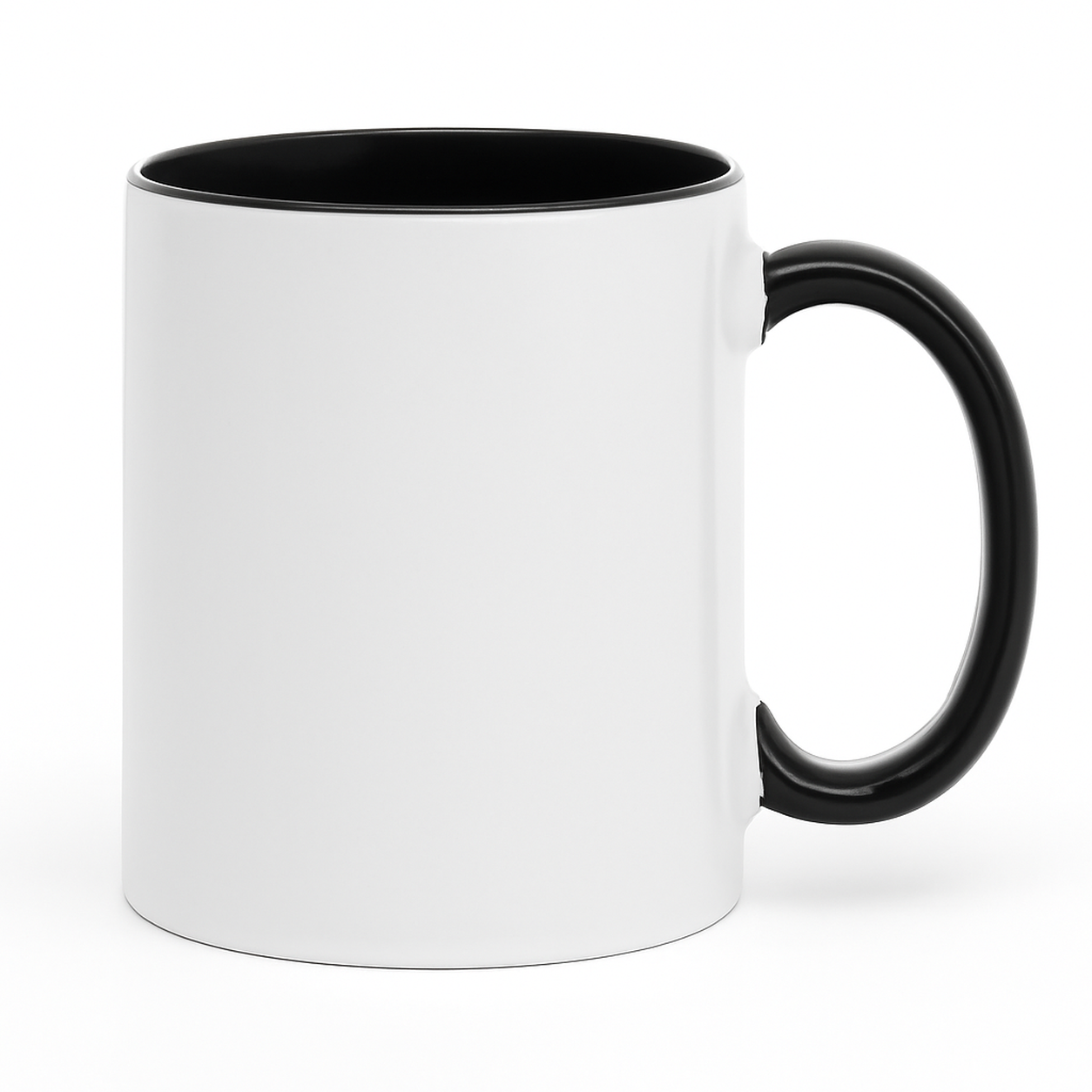 15 oz Black ceramic mug blank wholesale