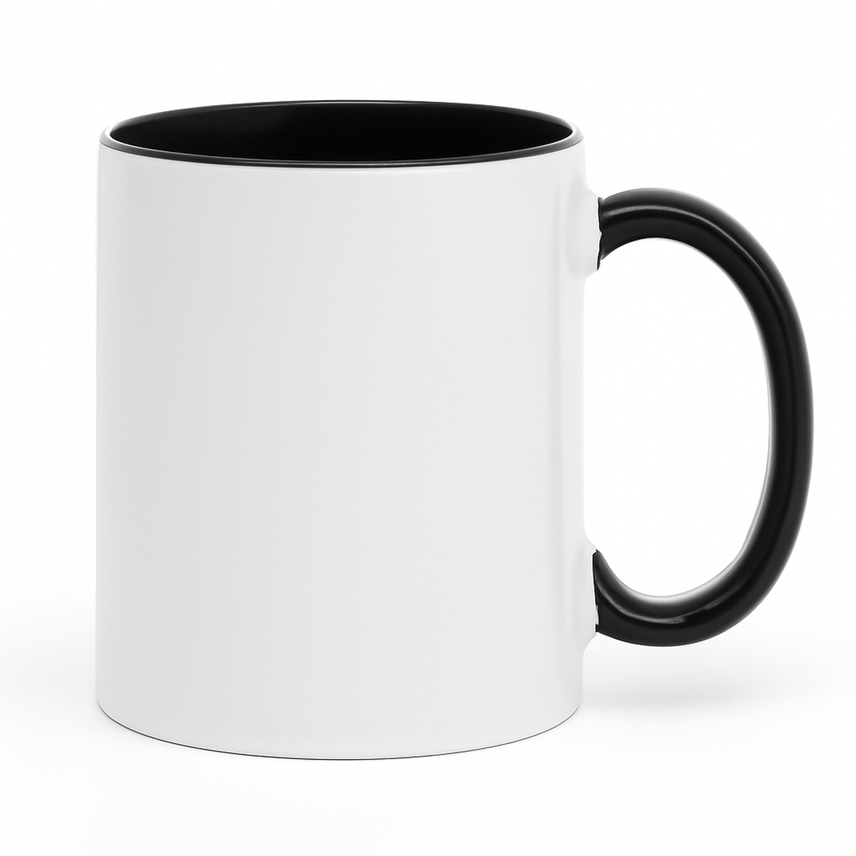 15 oz Black ceramic mug blank wholesale