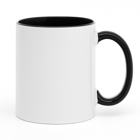 15 oz Black ceramic mug blank wholesale