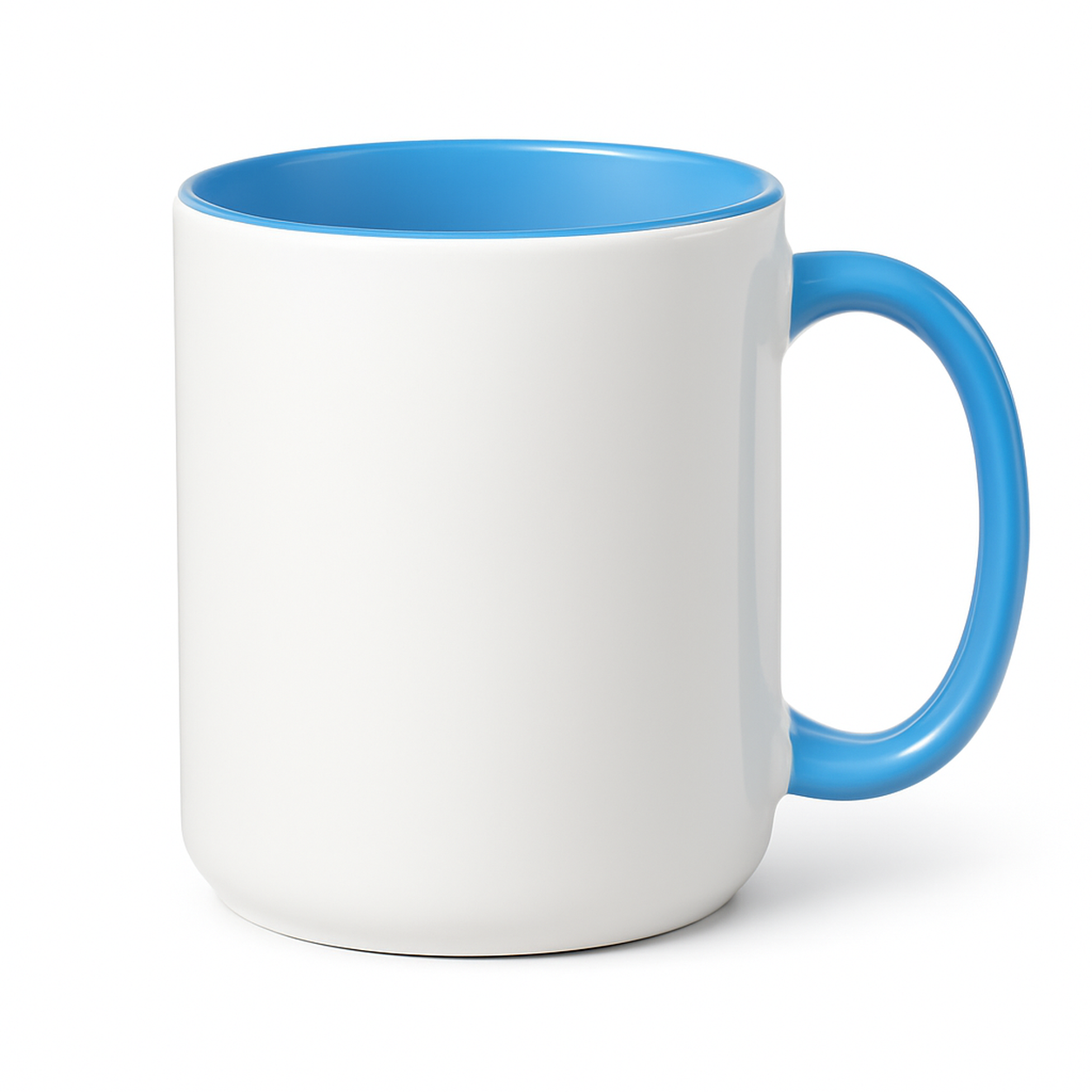 15 oz Blue ceramic mug blank wholesale