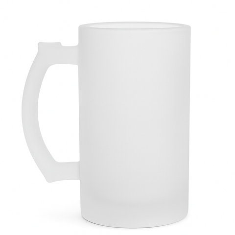 16 oz Frost Glass beer stein blank wholesale