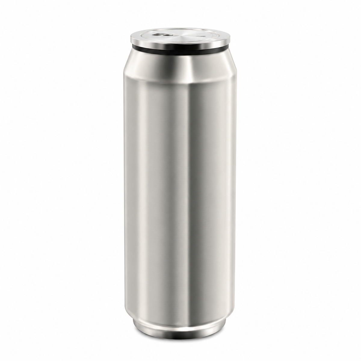 ORCA 17 oz. Stainless Steel Can Tumbler Blanks — Silver, Straw Lid