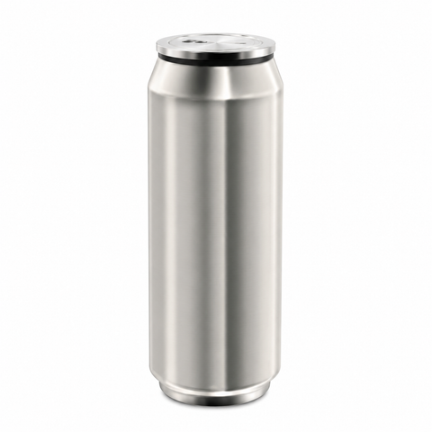ORCA 17 oz. Stainless Steel Can Tumbler Blanks — Silver, Straw Lid