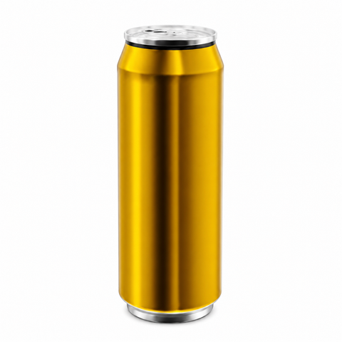 ORCA 17 oz. Stainless Steel Can Tumbler Blanks — Gold, Straw Lid