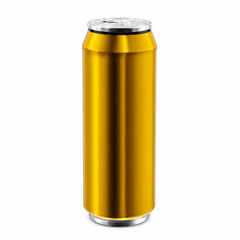 ORCA 17 oz. Stainless Steel Can Tumbler — Gold, Straw Lid