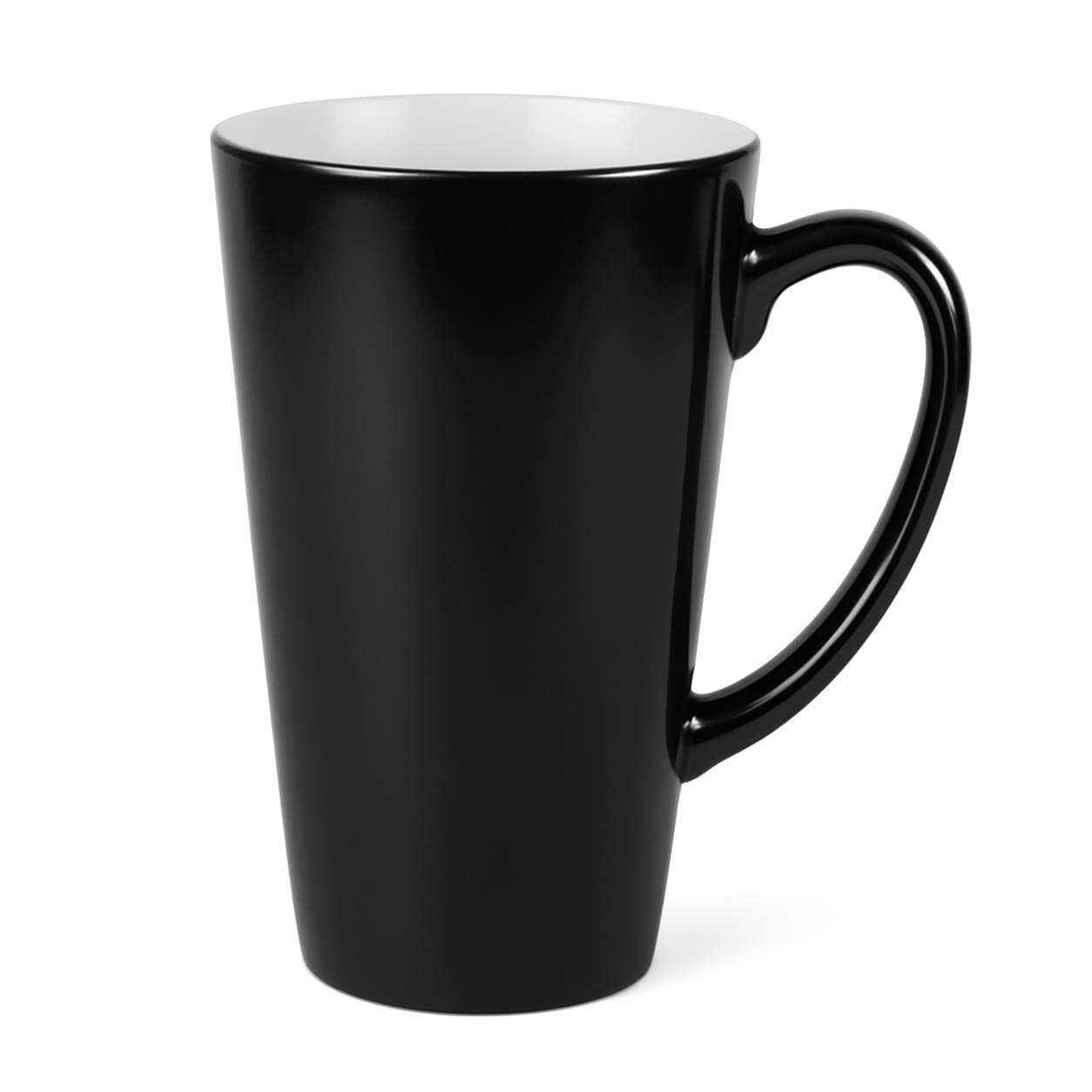 17 oz Black ceramic mug blank wholesale