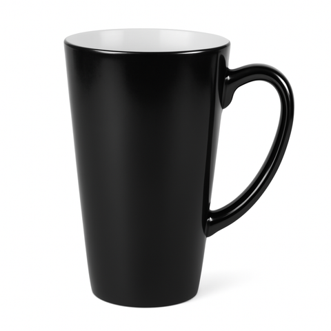 17 oz Black ceramic mug blank wholesale