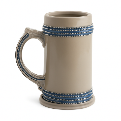 22 oz Blue beer stein blank wholesale