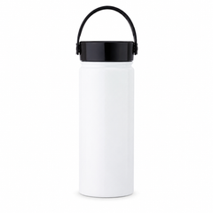 ORCA 550 ml. Stainless Steel Camp Cup — White, Swing Handle