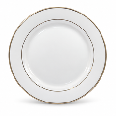 8 inch sublimation ceramic plate blank with double gold rim ORCA coated wholesale