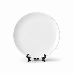 ORCA 8 in. Porcelain Coupe Plate — No Stand