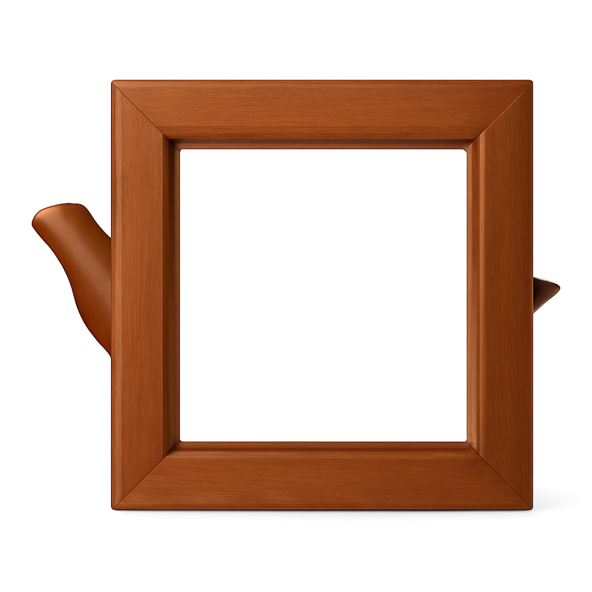 4in Cherry wood tile frame blank wholesale