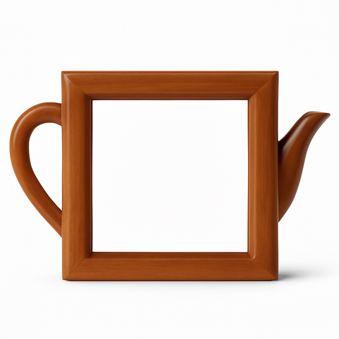 6in Cherry wood tile frame blank wholesale