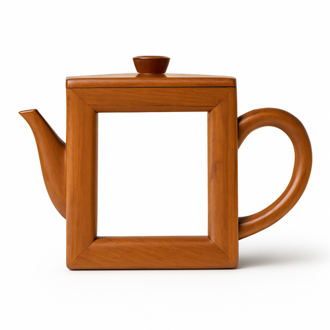 4in Pecan wood tile frame blank wholesale