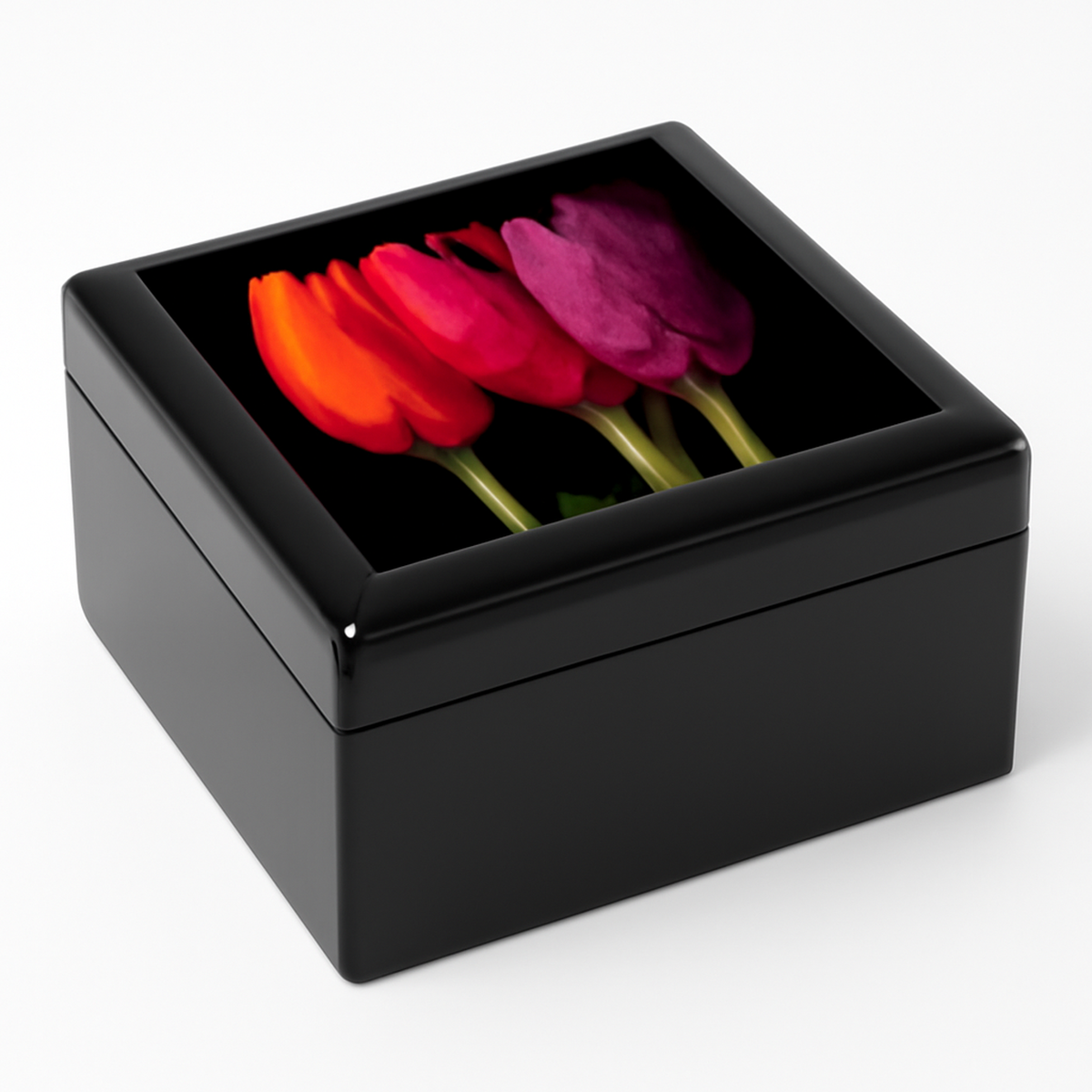6in Black jewelry box blank wholesale