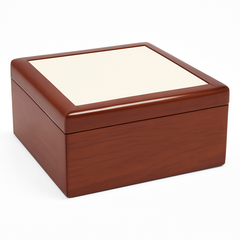6in Red jewelry box blank wholesale