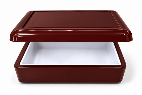 6 x 8 inch wooden sublimation jewelry box blank red mahogany without tile wholesale