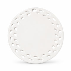 ORCA 3" Oval Doily Ornament with Leaf Trim Blanks