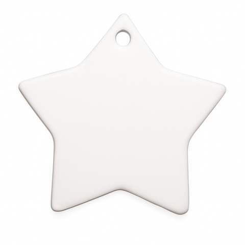 Ceramic sublimation ornament blank wholesale