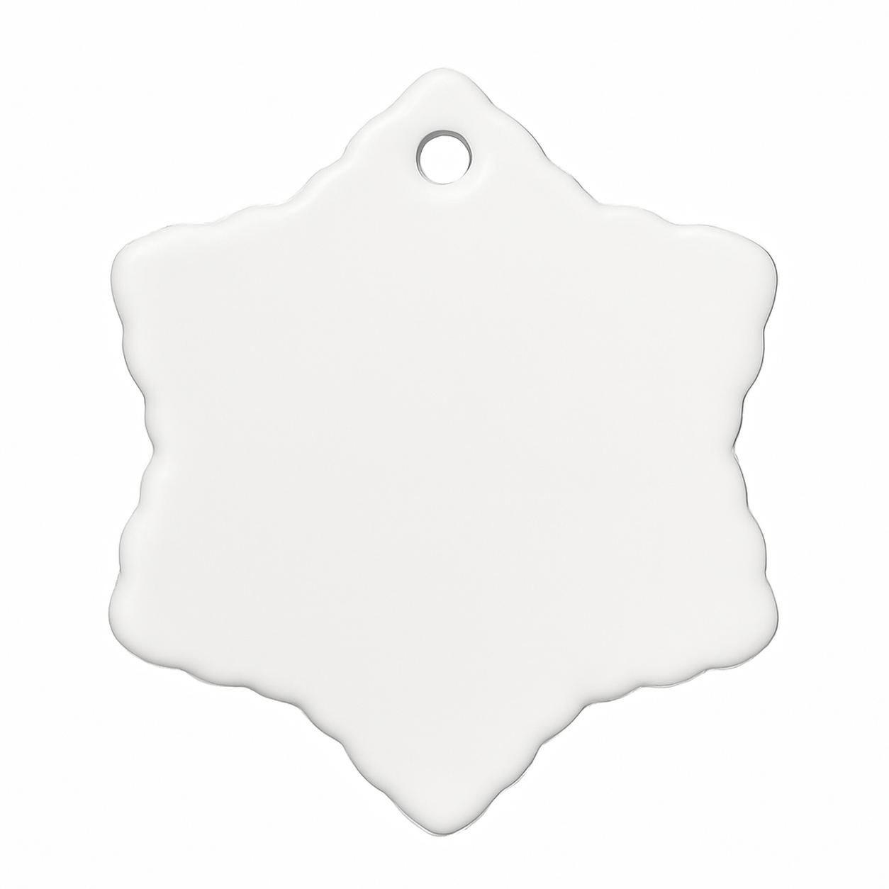 3in Ceramic sublimation ornament blank wholesale