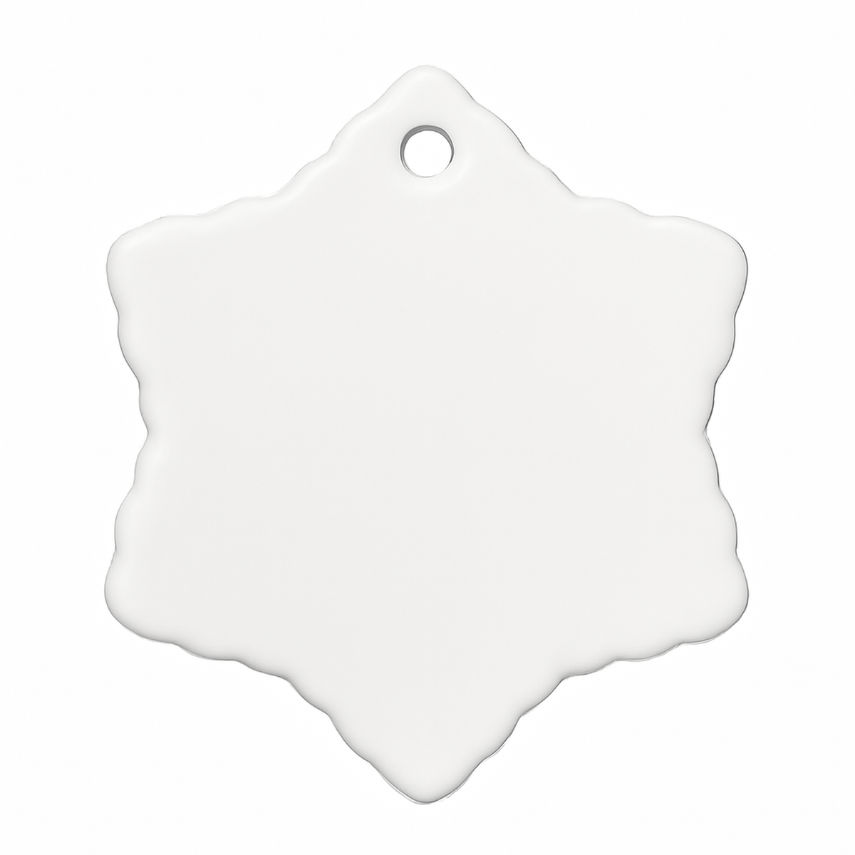 3in Ceramic sublimation ornament blank wholesale
