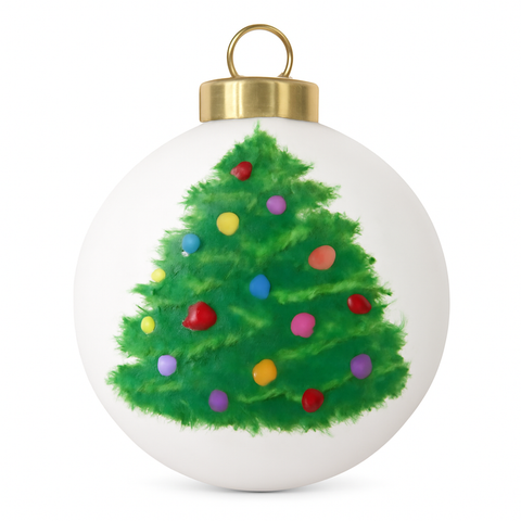 Ceramic sublimation ornament blank wholesale