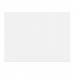 A square white puzzle with a light gray interlocking piece pattern, centered on a solid white background.