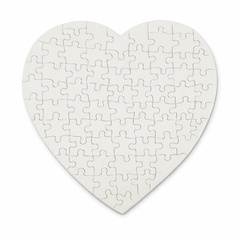 ORCA 75 Piece Heart Shaped Puzzle Blanks