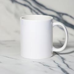 11 oz. White Ceramic Mug [Black ORCA]