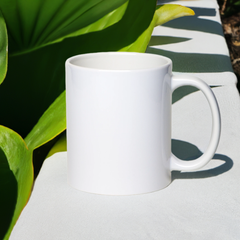 11 oz. White Ceramic Mug [Black ORCA]