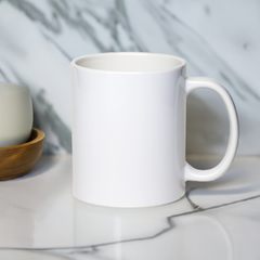 11 oz. White Ceramic Mug [Black ORCA]